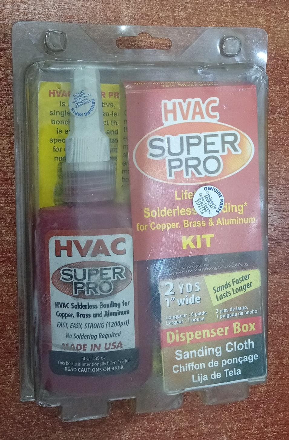 Kit Adhesivo HVAC Super Pro Solderless Bonding para Cobre, Latón y Aluminio — imagen 1