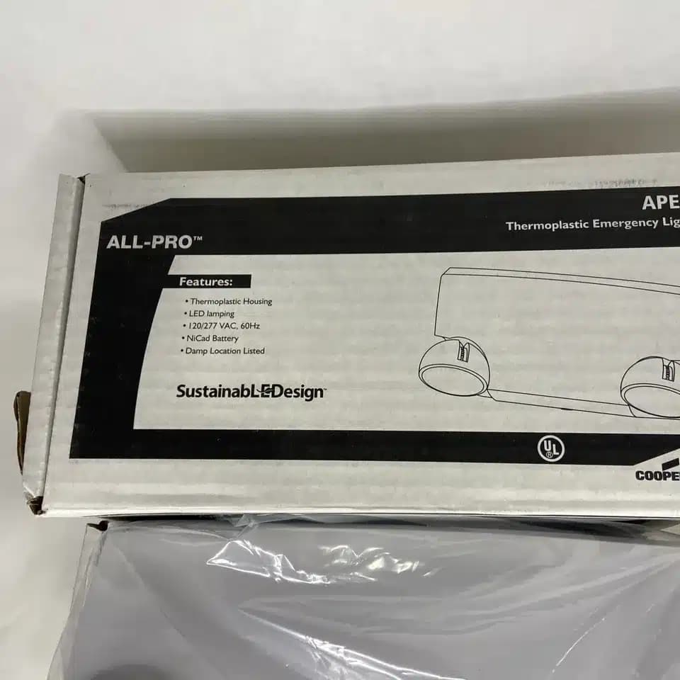 EATON | LÁMPARA LED DE EMERGENCIA, 2 CABEZALES, APEL COOPER LIGHTING — imagen 10