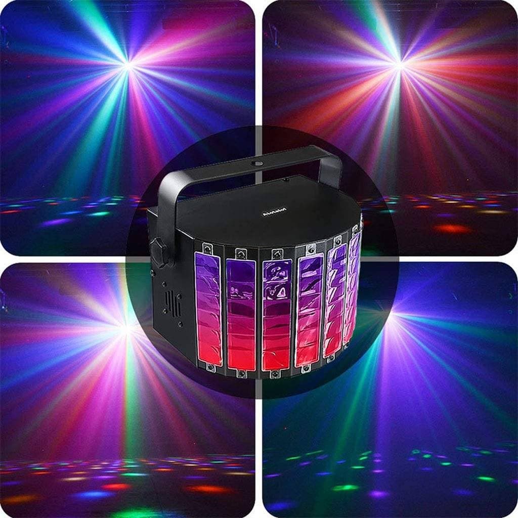 LUCES LED ESTROBOSCÓPICA DE ESCENARIO DJ 9 COLORES — imagen 2
