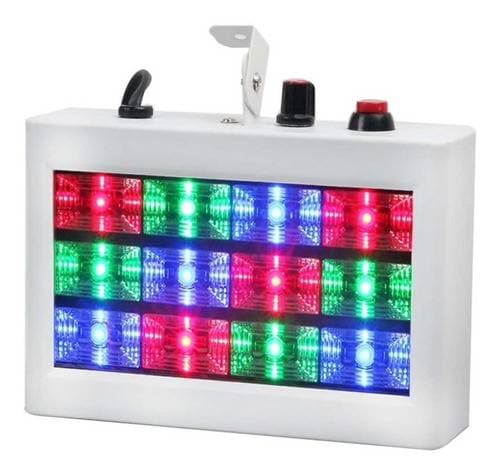 LUZ ESTROBOSCOPICA 12 LED RITMICA — imagen 1