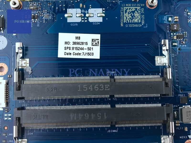 MainBoard Placa HP Pavilion 15-A 440 G3 I3 5005u — imagen 3