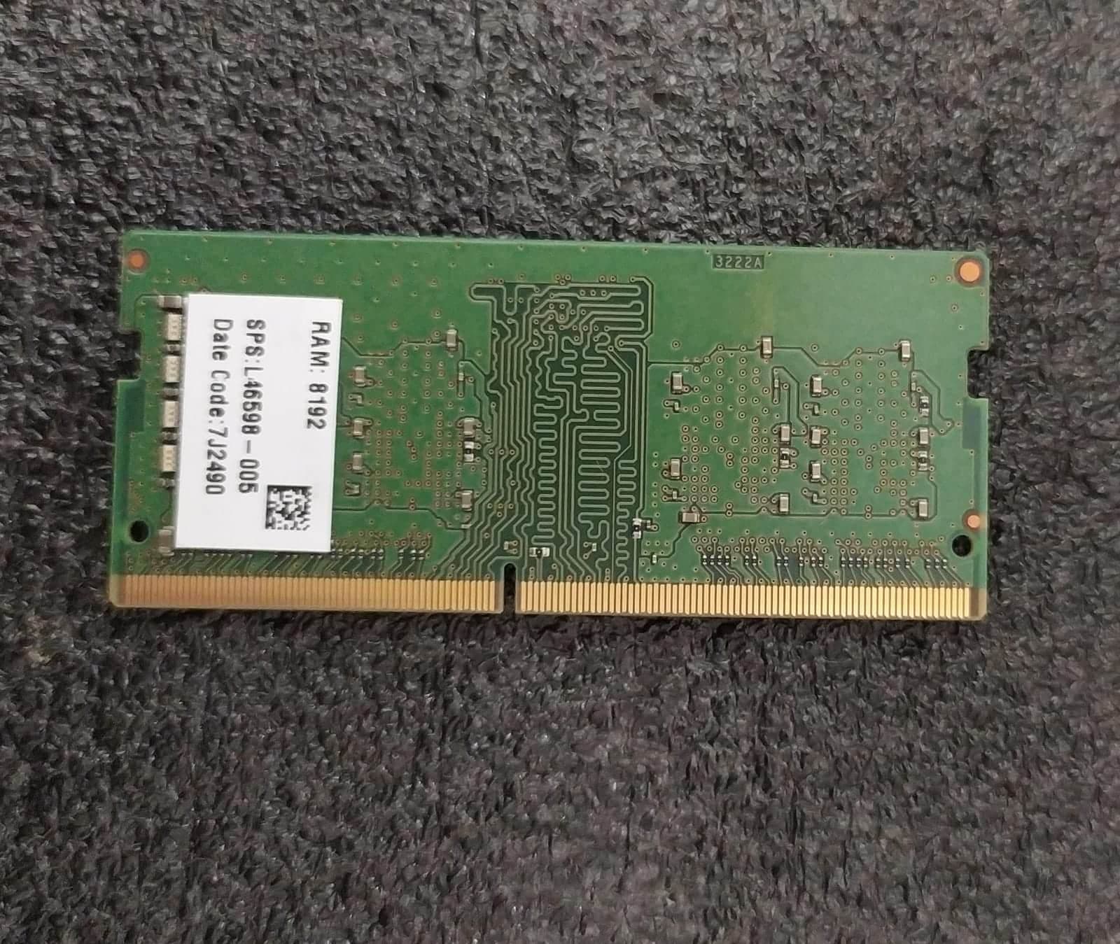 Memoria RAM Micron MTA4ATF1G64HZ‑3G2FA 8 GB DDR4‑3200 (1Rx16) – Módulo SO‑DIMM — imagen 2
