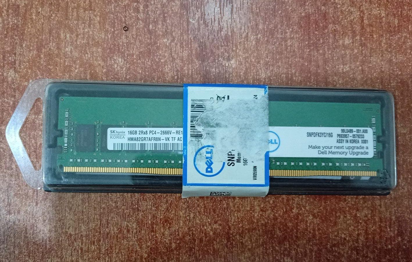 Memoria RAM para Servidor DELL / SKhynix 16Gb DDR4-2666V ECC RDIMM Poweredge — imagen 2