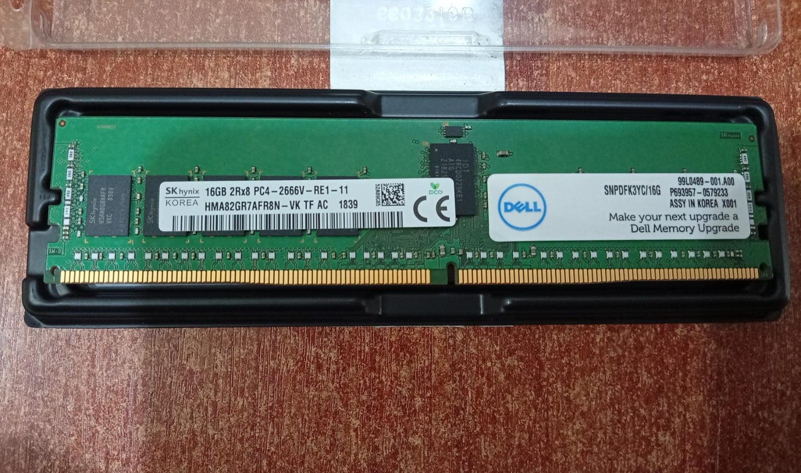 Memoria RAM para Servidor DELL / SKhynix 16Gb DDR4-2666V ECC RDIMM Poweredge — imagen 1