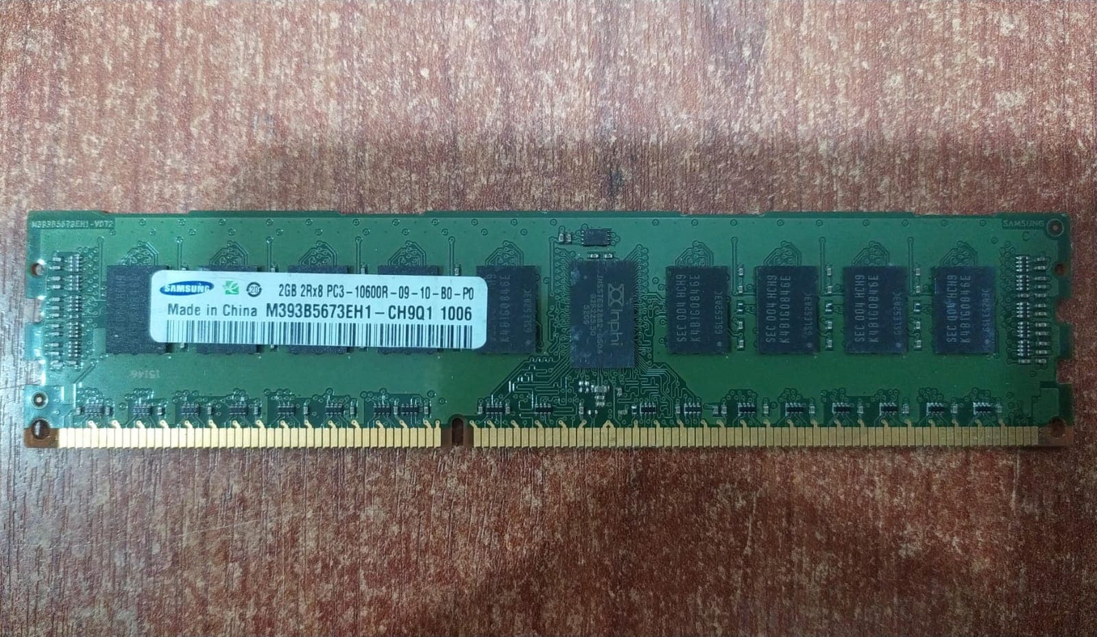 Memoria RAM Samsung M393B5673EH1‑CH9Q1 2 GB ECC Registered PC3‑10600R perfecta para servidores — imagen 1