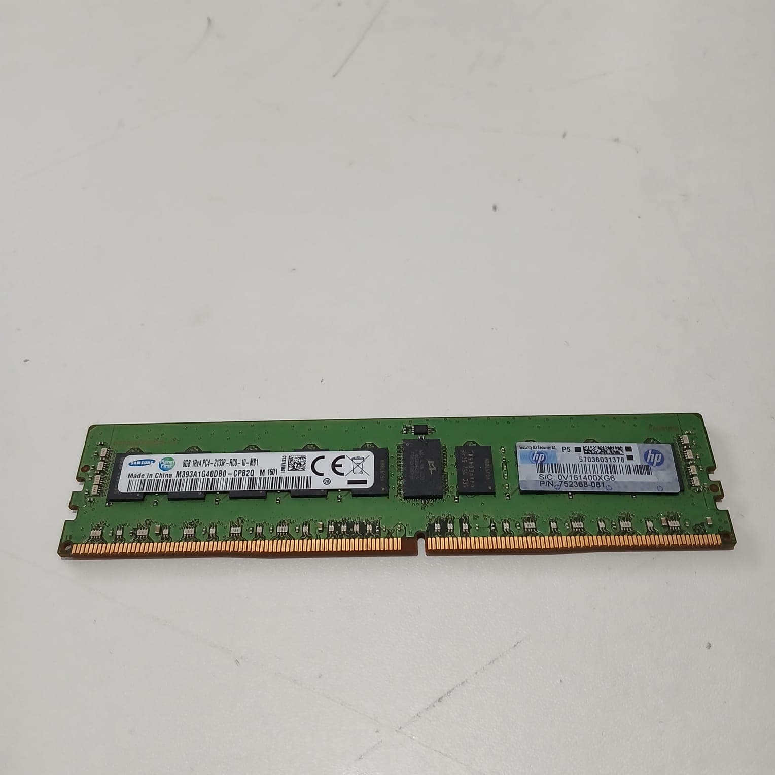 MEMORIA RAM SERVER SAMSUNG 8GB DDR4 PC4-2133P ECC REGISTERED — imagen 1