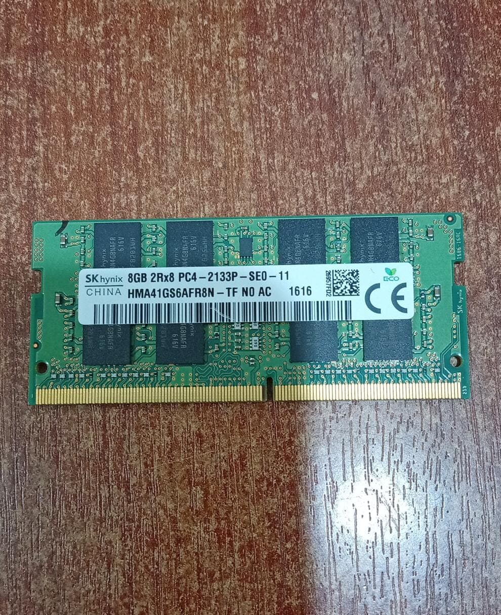 Memoria RAM SK hynix HMA41GS6AFR8N 8GB DDR4‑2133MHz PC4‑17000 SO‑DIMM 260‑PIN Seminuevo — imagen 1