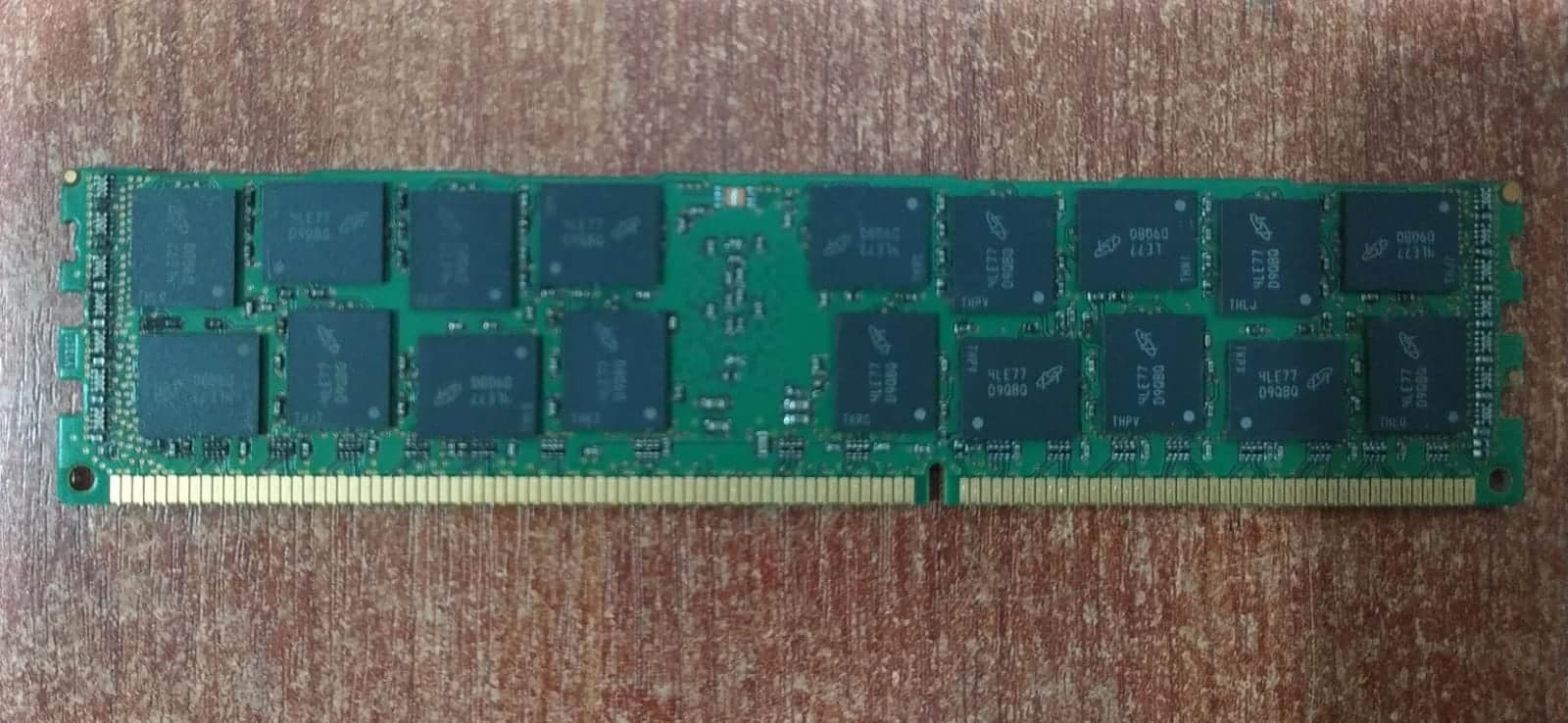 Memoria Servidor Micron 16 GB PC3‑14900R DDR3‑1866 ECC PC3 Registered MT36JSF2G72PZ‑1G9E — imagen 2