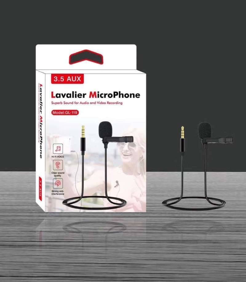 Micrófono de solapa 3.5 AUX-Lavalier — imagen 1