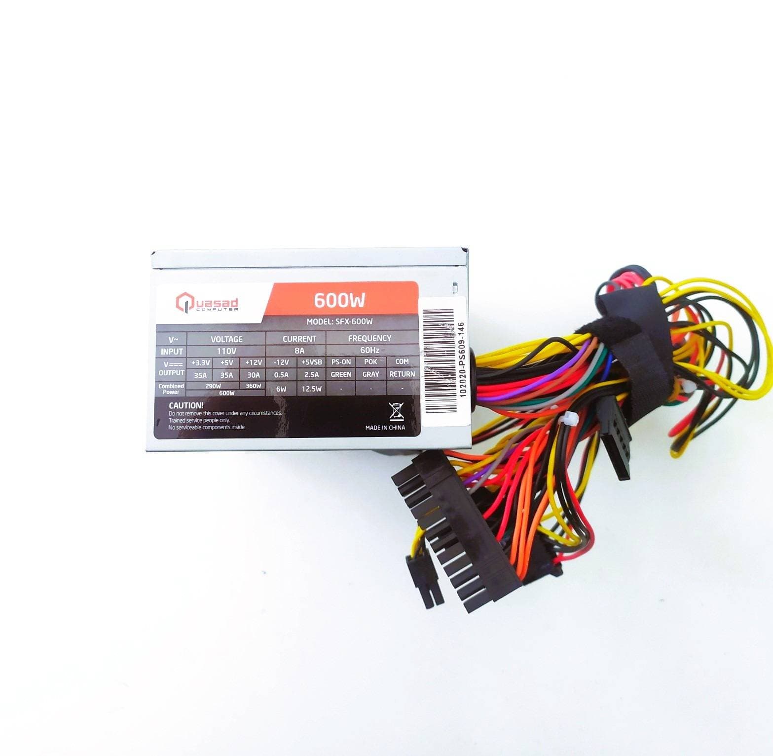 MINI FUENTE DE PODER SLIM QUASAD SFX-600W SEMINUEVA — imagen 8
