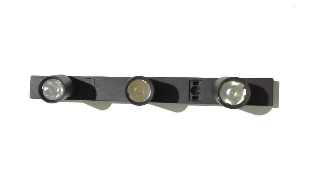 MINI LÁMPARA DE RIEL 3 FOCOS LED SPOT 3000K-SEMINUEVA — imagen 3