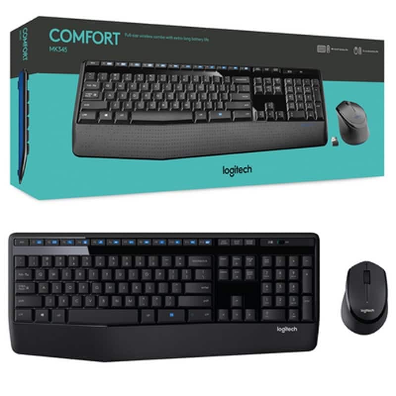 Teclado y Mouse | MK345 LOGITECH |COMFORT | Inalámbrico Sin Trasmisor — imagen 1