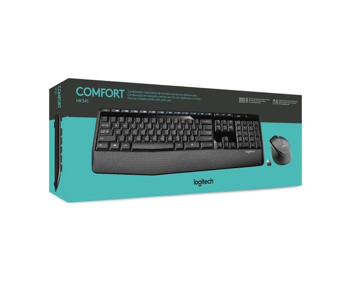 Teclado y Mouse | MK345 LOGITECH |COMFORT | Inalámbrico Sin Trasmisor — imagen 2