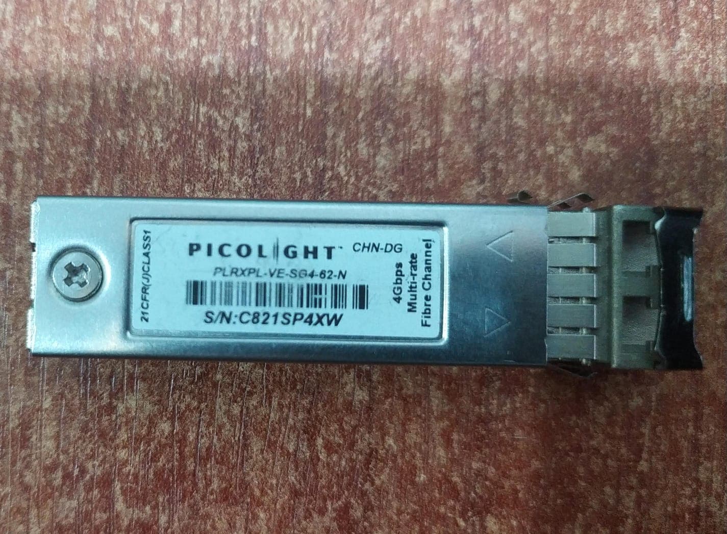 Módulo de Fibra Óptica PicoLight PLRXPL‑VE‑SG4‑62‑N / 4 Gbps — Seminuevo — imagen 2