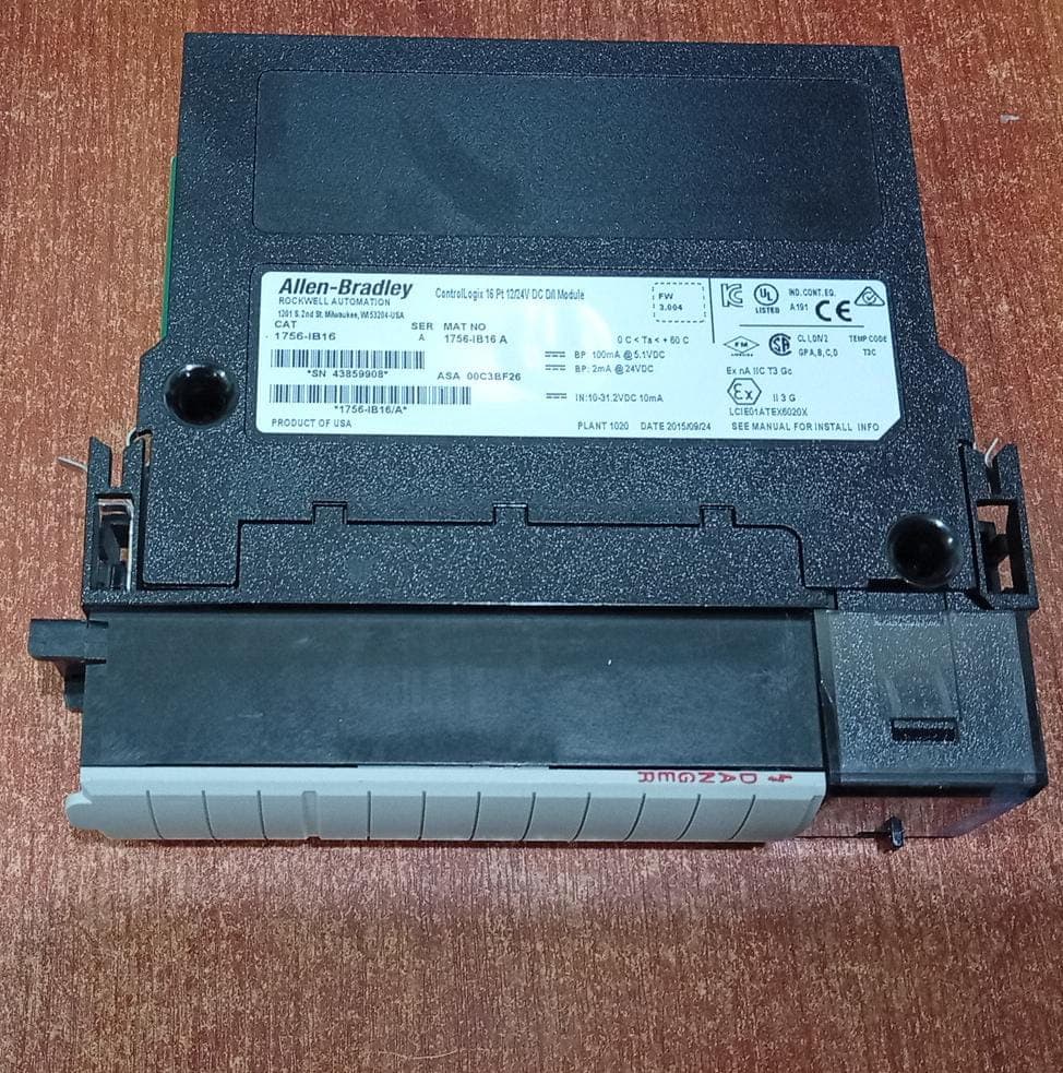 Módulo Entrada Digital Allen-Bradley 1756-IB16 ControlLogix 16 Puntos 12/24V DC Serie A — imagen 2