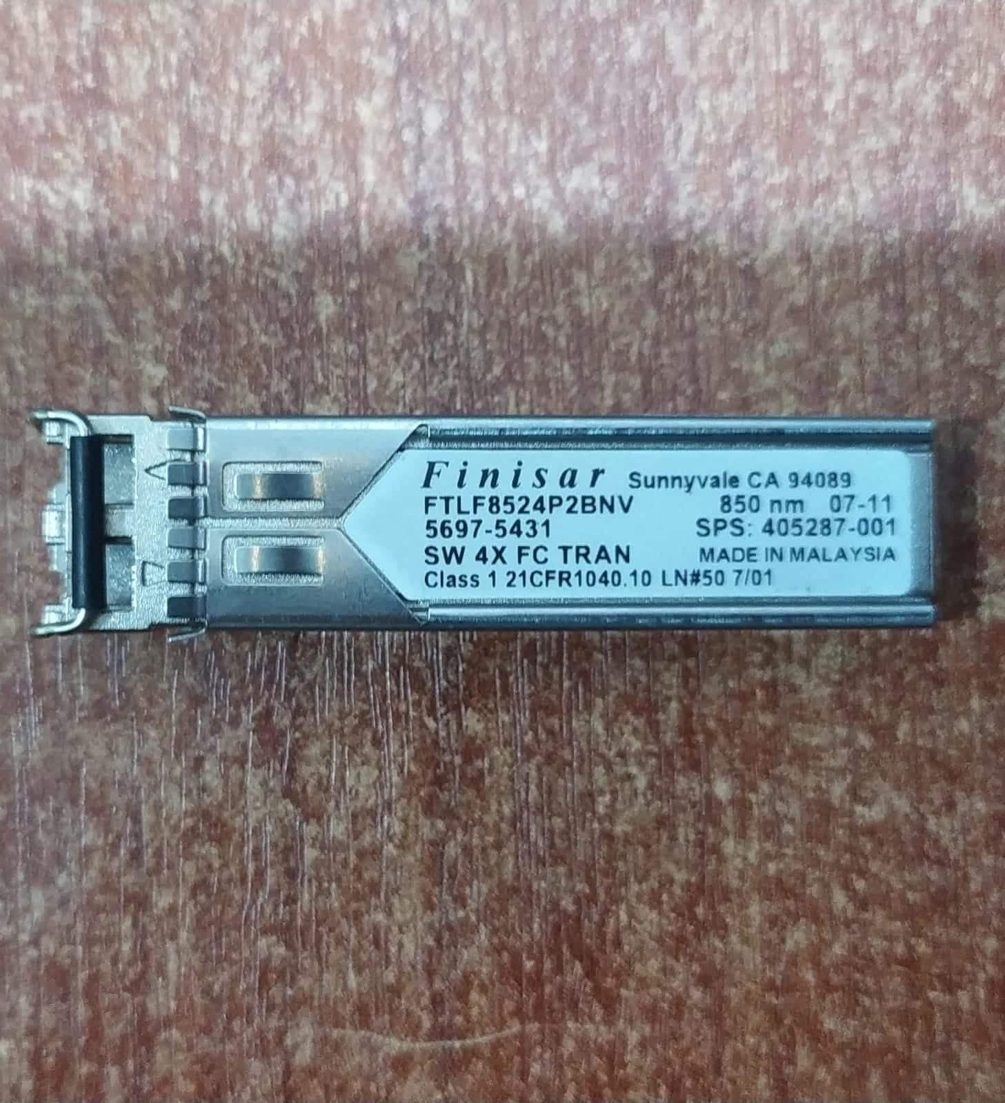 Módulo Óptico SFP Finisar FTLF8524P2BNV 850 nm 4G Fibre Channel / SW – Seminuevo — imagen 2