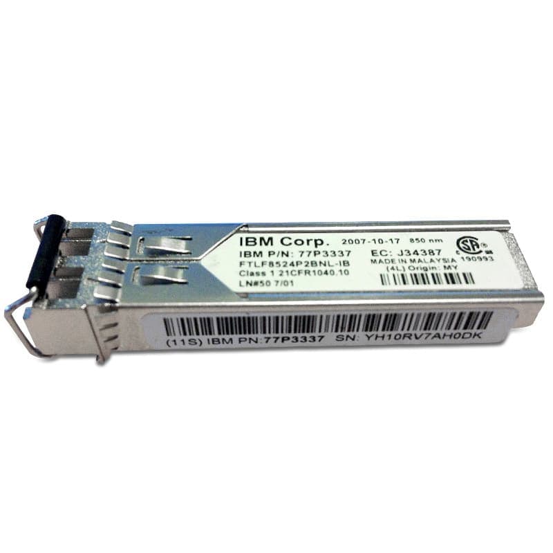 Módulo SFP 4 Gb IBM 77P3337 / FTLF8524P2BNL‑IB 850 nm (seminuevo) — imagen 1