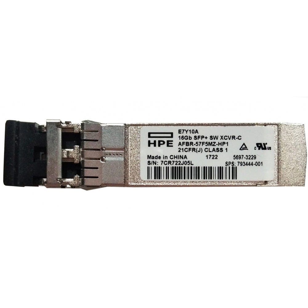 Módulo Transceptor HPE E7Y10A / SPS 793444‑001 — 16 Gb Short Wave SFP+ (SW XCVR‑C) — imagen 1