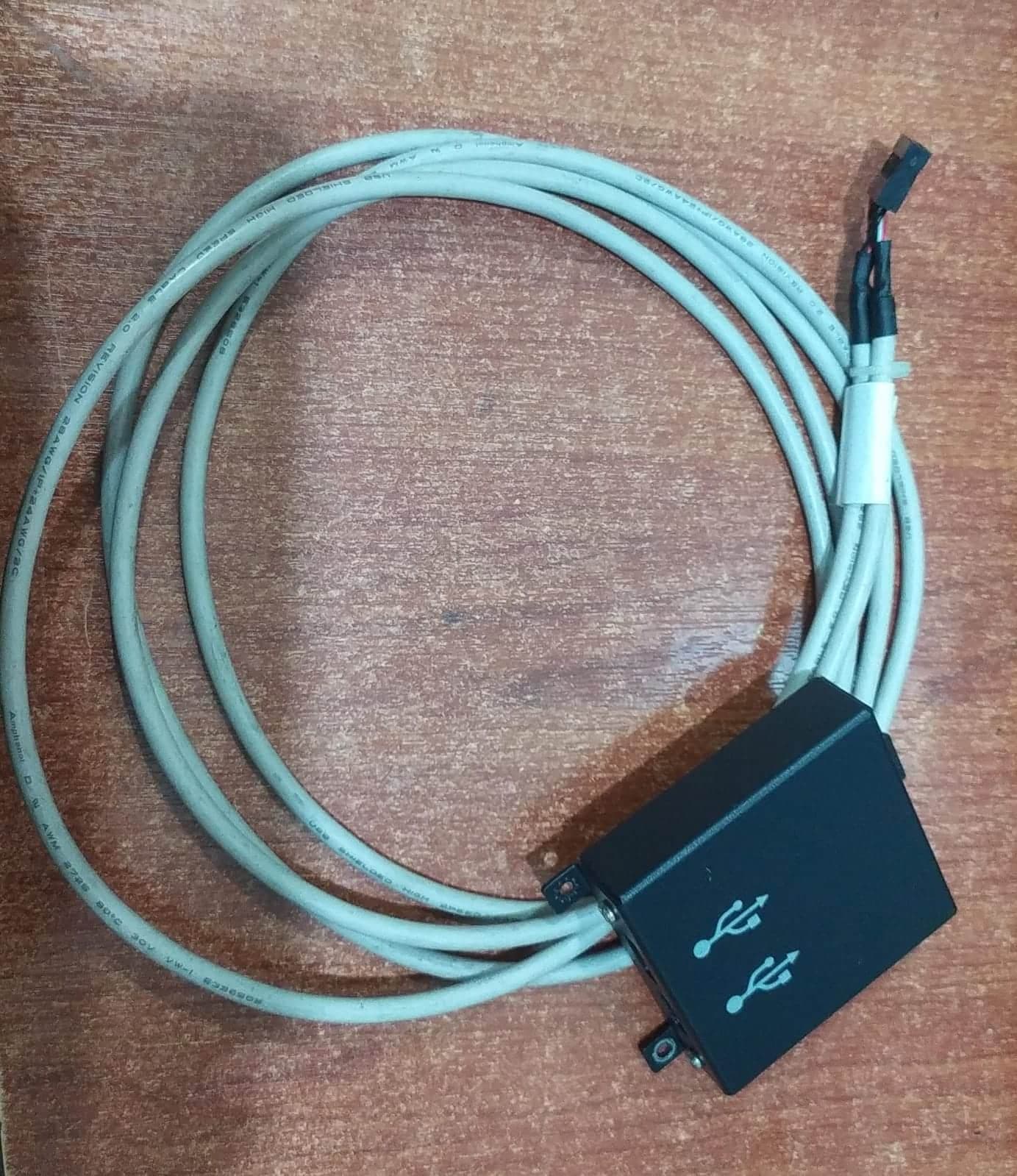 Módulo USB 2.0 Doble – Panel Frontal de Gabinete – Cable Conector Interno 9 Pines — imagen 1
