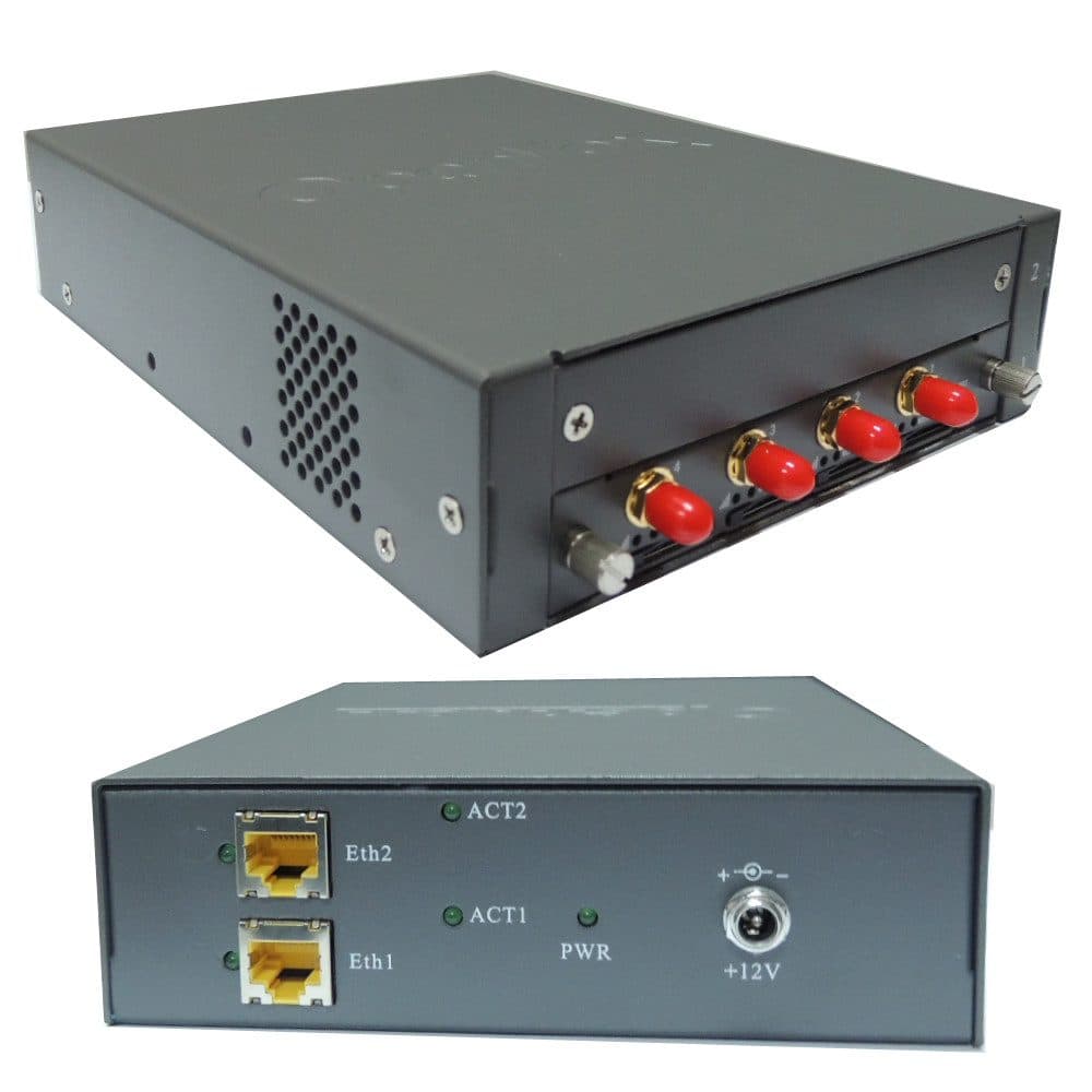OpenVox VS-GW1202-4G | 4 puertos GSM Gateway con 4 tarjeta SIM 4g/canal, Web GUI asterisco — imagen 3