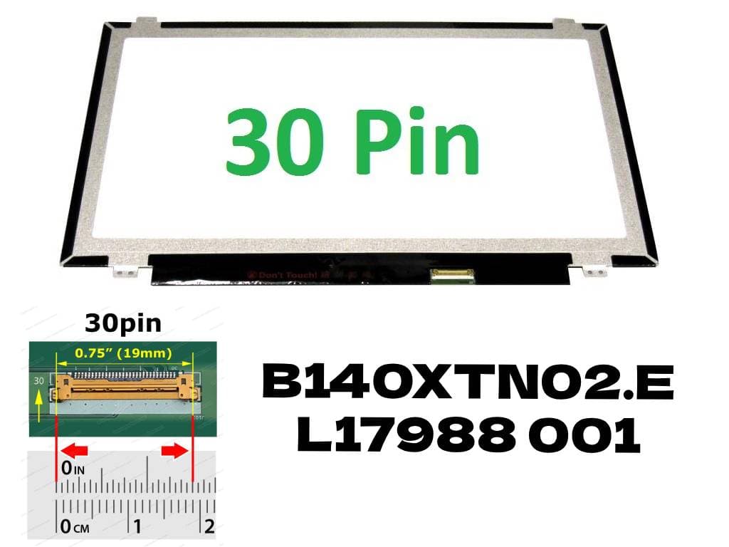 Pantalla Laptop | B140XTN02.E | HP L17988-001 | PANTALLA 14.0 LED SLIM 30 PINES HD(1366X768) — imagen 1