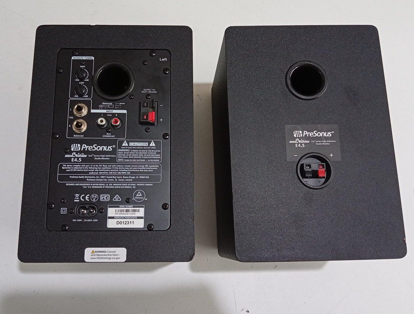 Par de Monitores de Estudio Activos PreSonus Eris E4.5 de Alta Definición — imagen 2