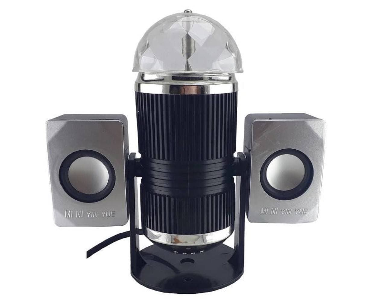 PARLANTES CON LUCES LED 3D MINI YIN YUE — imagen 1