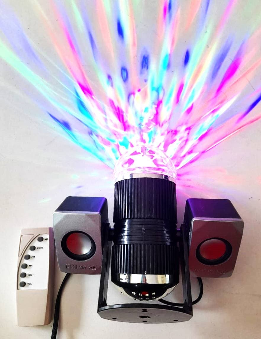 PARLANTES CON LUCES LED 3D MINI YIN YUE — imagen 4