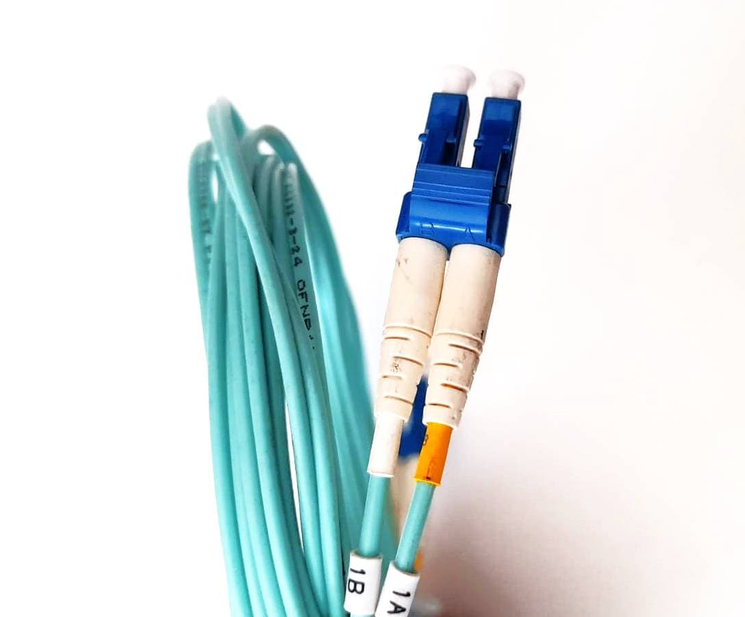 PATCH CORD CABLE DE CONEXIÓN DE FIBRA ÓPTICA LC UPC A LC UPC DÚPLEX 3MT — imagen 3
