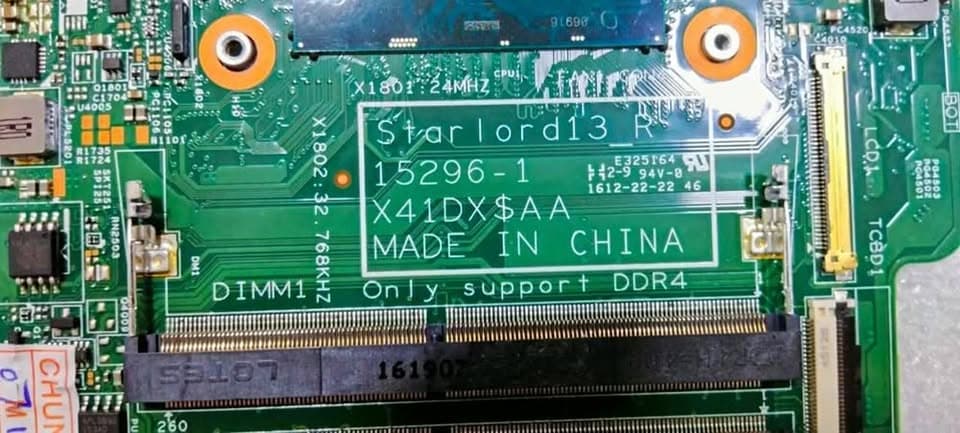 Placa Base | DELL | 15296-1 | Starlord13_R | X41DX $AA | i3-7130U | Inspiron 13 5368, 5378 y 5568 — imagen 2