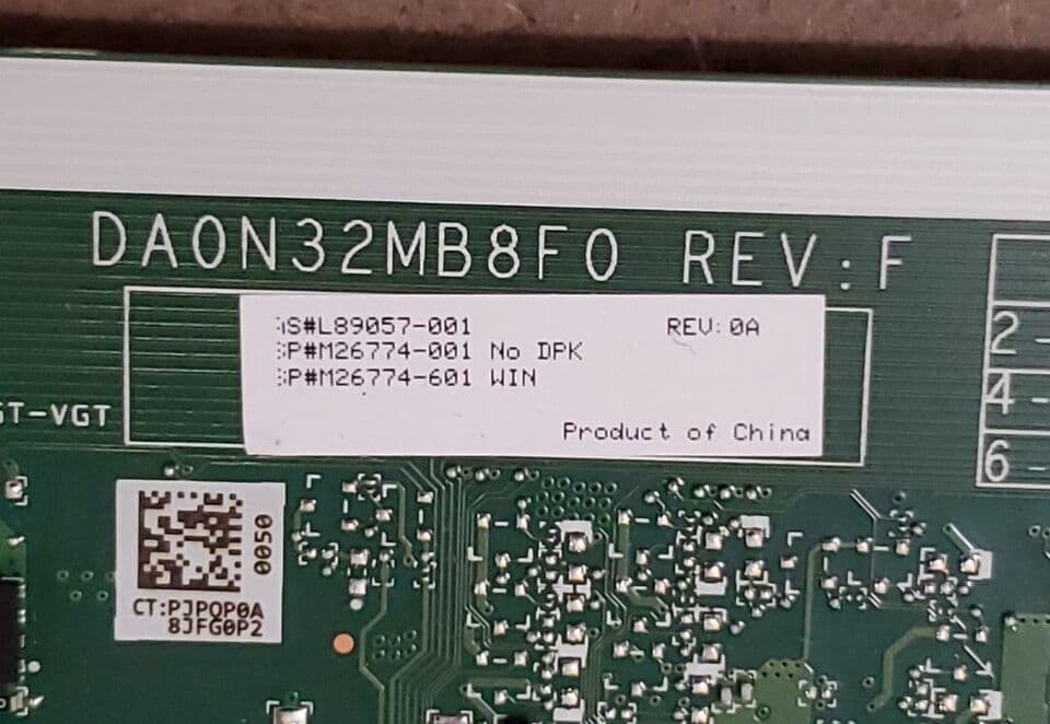 Placa base HP Arya DA0N32MB8F0 | G6 ALL IN ONE — imagen 12