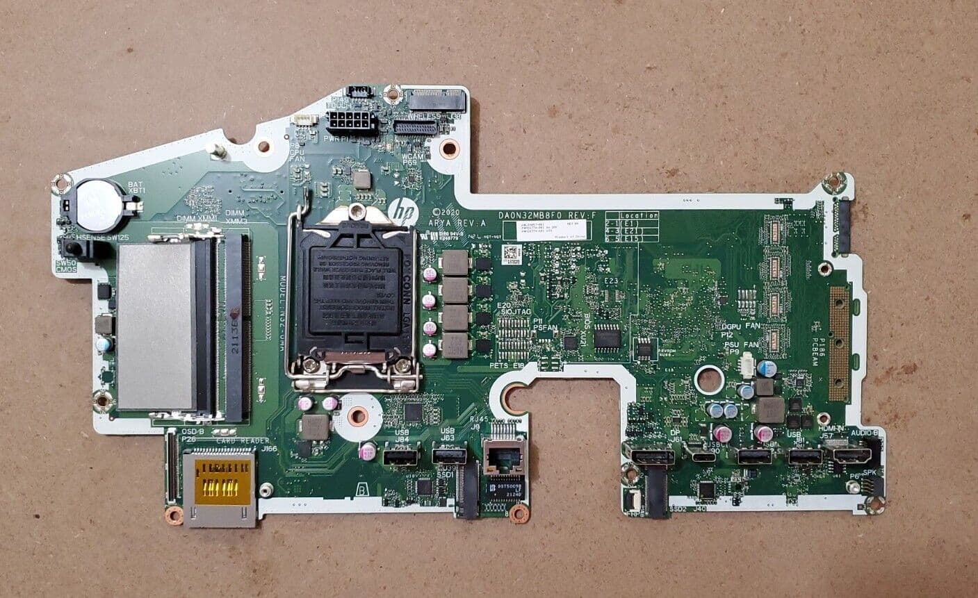 Placa base HP Arya DA0N32MB8F0 | G6 ALL IN ONE — imagen 1