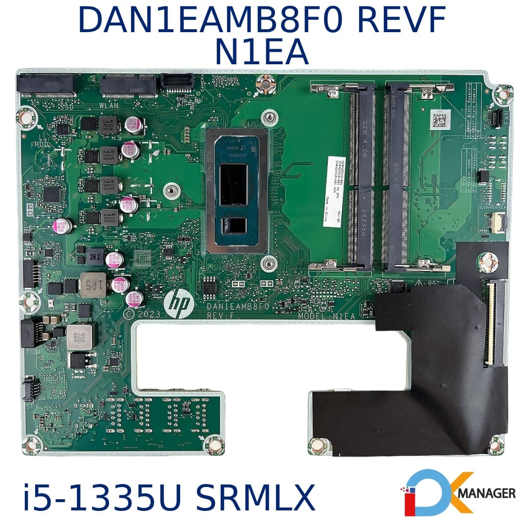 PLACA BASE HP DAN1EAMB8F0 REV F |N1EA| i5-13th | HP All-in-One 24-CR y 27-CR — imagen 1