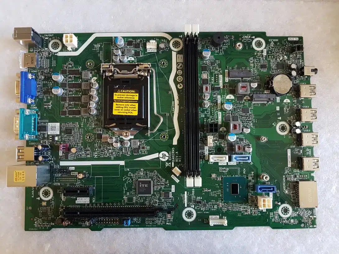 Placa Base (Motherboard) HP BakerMS Rev A / L75365-002 Socket LGA 1200 HP 290 G3 SFF — imagen 3