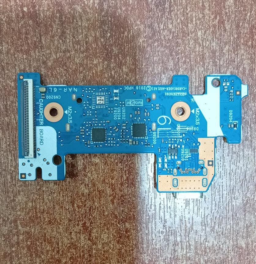 Placa Lector de Tarjetas y Botón de Encendido HP 14-CF1062ST Original L24483‑001 (Seminuevo) — imagen 1