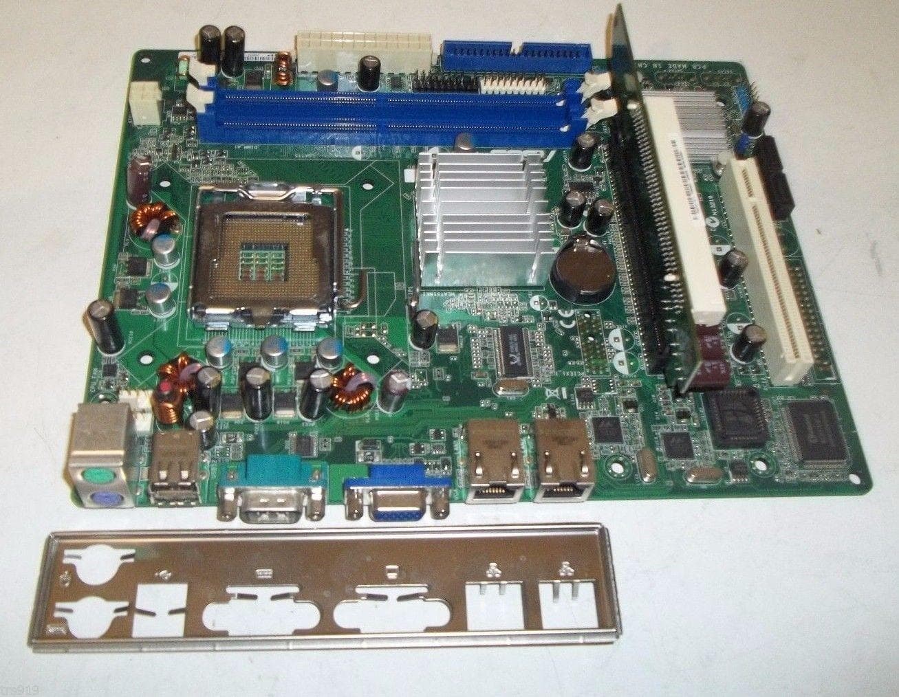 Placa madre | ASUS | P5GC-MR/RS100-X5 | Intel Celeron 430 SL9XN | LGA775 Desktop/ Server/ Router | Motherboard — imagen 1