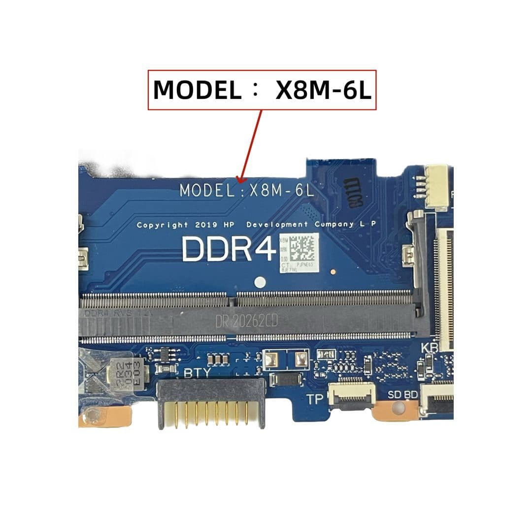 Placa Base HP X8M‑6L DA0X8MMB6D0 | i5‑10| HP ProBook 440/450 G7 — imagen 3