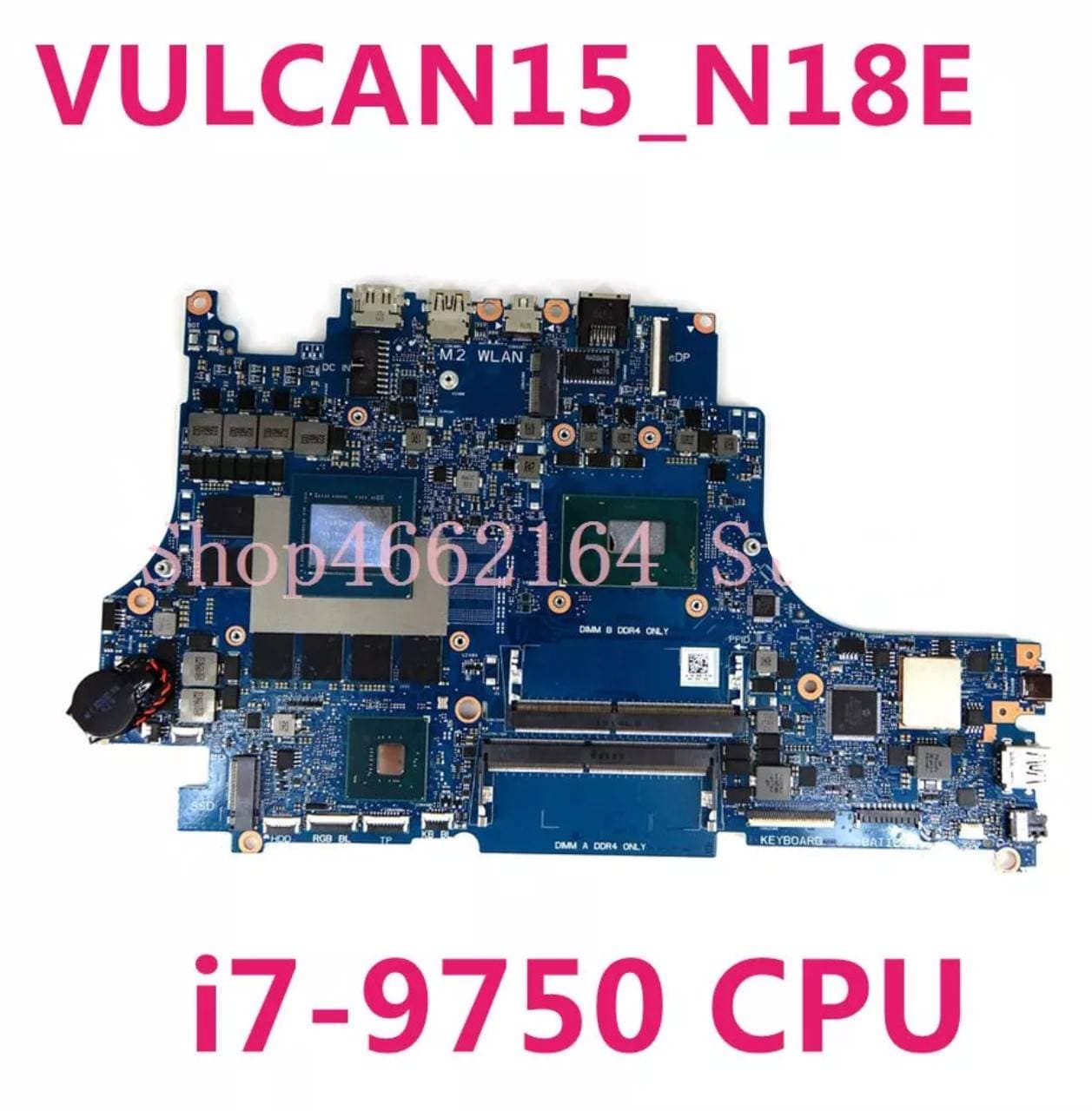 PLACA MAINBOARD DELL G5 15 5590 VULCAN 15 N18E — imagen 1