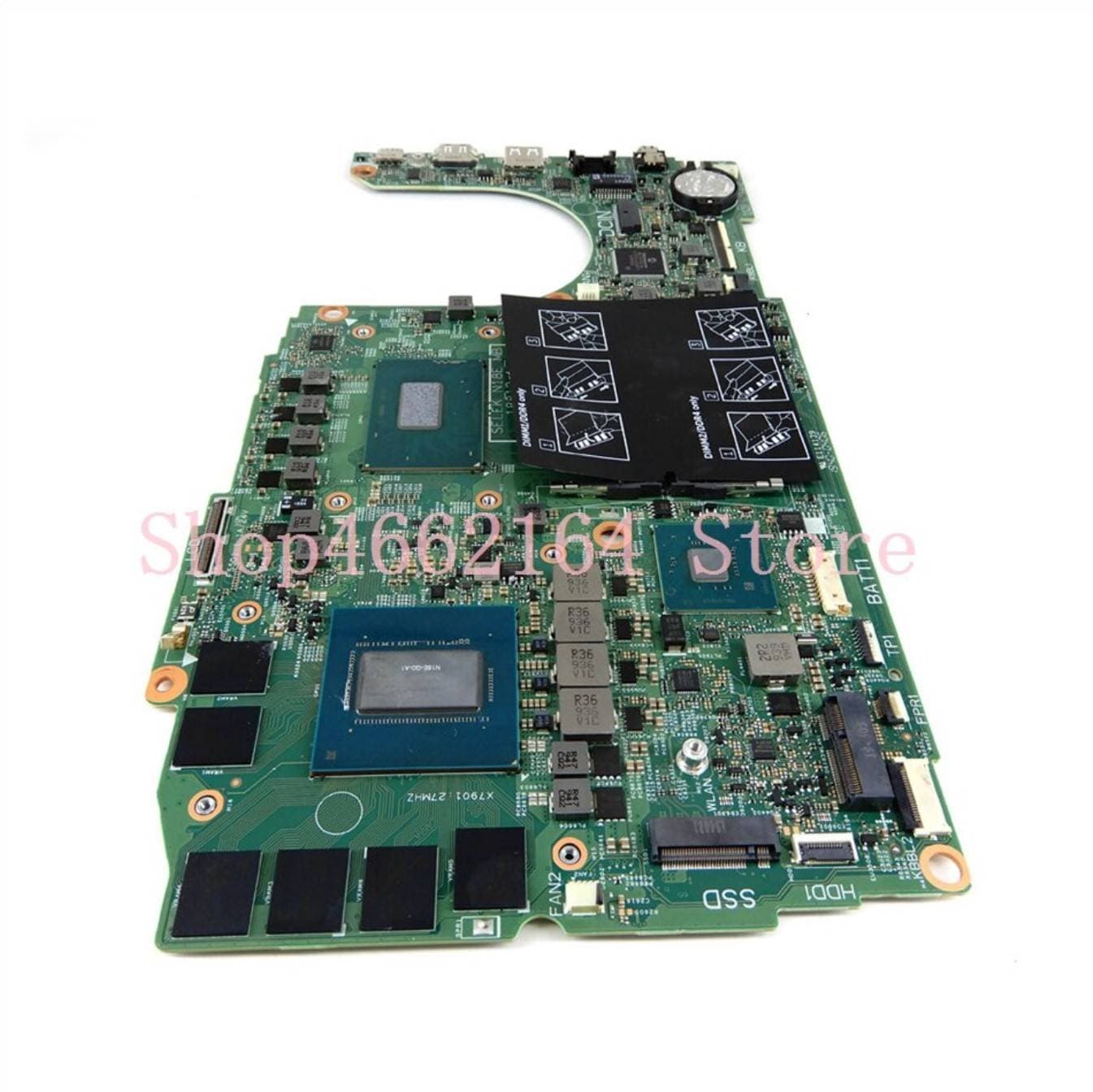 PLACA MAINBOARD DELL INSPIRON G3 3590 i7 9750 SELEK_N18E_MB 18812-1 Tarjeta de video — imagen 5