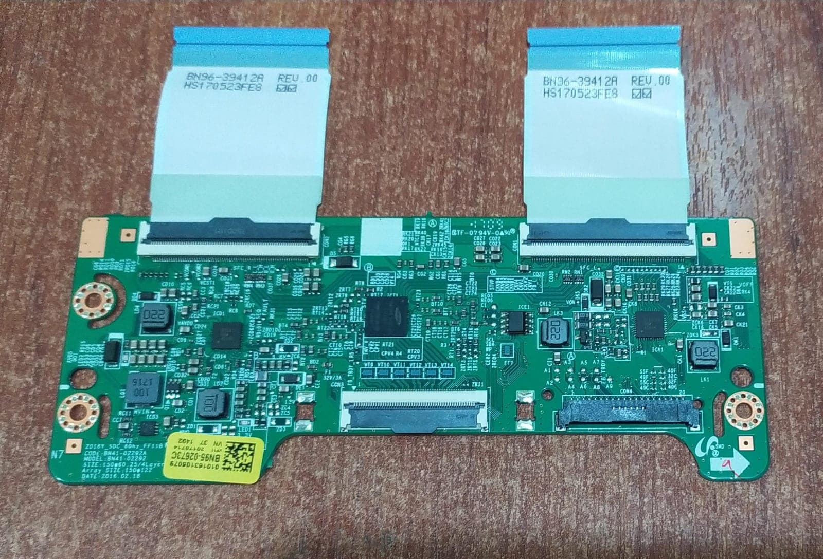 Placa T‑Con Samsung BN41‑02292A/B (Seminueva) Compatible UN32J5205AF UA32M5570 UE40K6000 — imagen 2