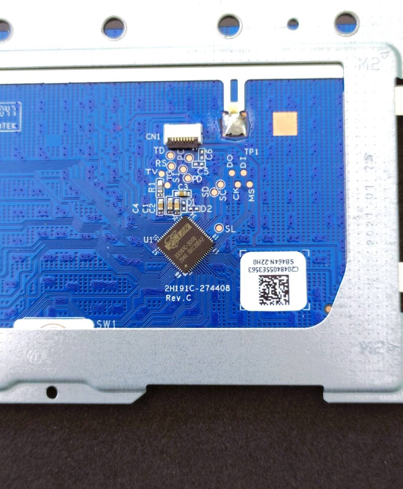 PLACA TOUCH PAD LAPTOP HP PROBOOK 640 G8 M27891-001 B195546A — imagen 4