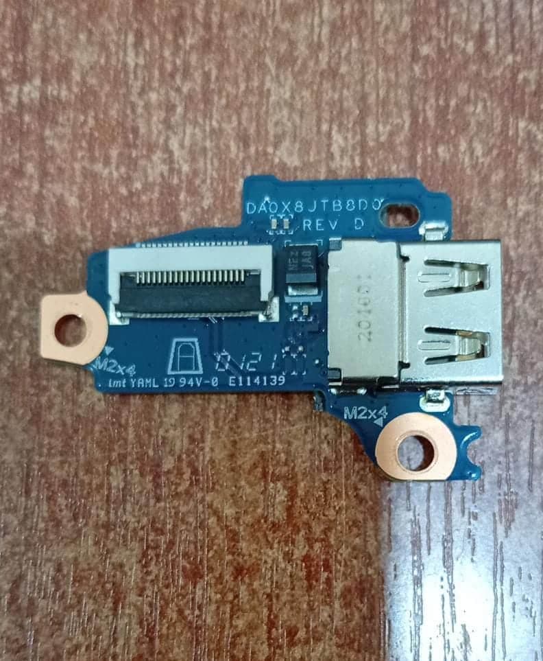 Placa USB / IO HP DA0X8JTB8D0 L44578-001 – HP ProBook 440/445/450/455 G6 G7 — imagen 1