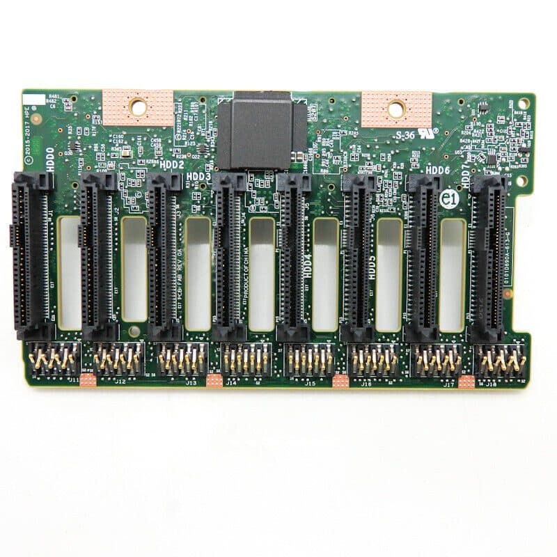 Plano posterior HP NVME para HPE Proliant DL38X G10 8SFF 872971-001 826572-001 — imagen 1
