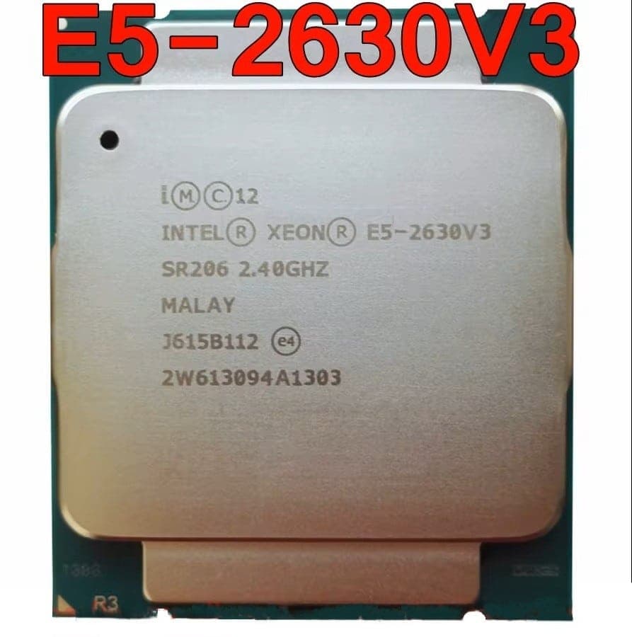 Procesador Intel Xeon | E5-2630V3 | SR206 | 2.40GHZ | CPU 8 núcleos | 20MB L3 Cache | 85W — imagen 1