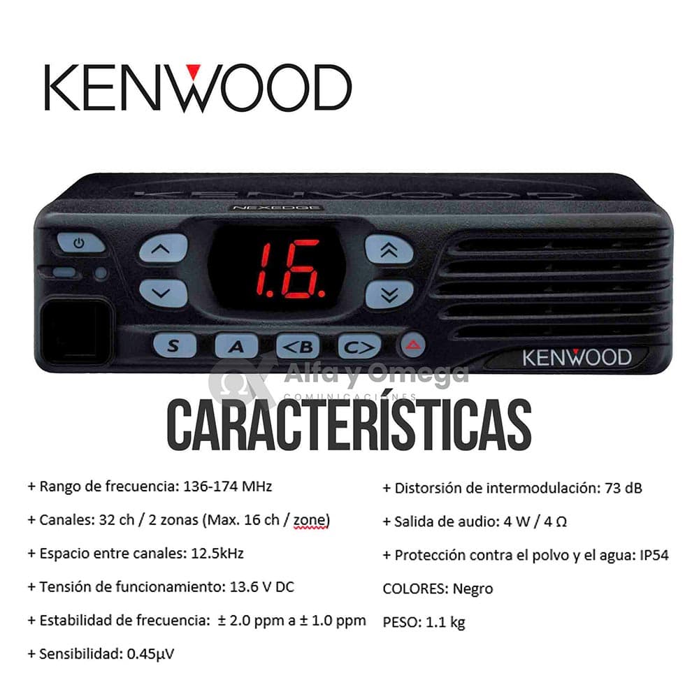Radio | Emisora Móvil | TK-8302H | KENWOOD | DC13.6V 14A | — imagen 6