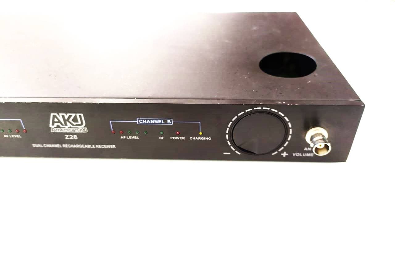 RECEPTOR RECARGABLE UHF DE DOBLE CANAL PARA REPUESTOS — imagen 2