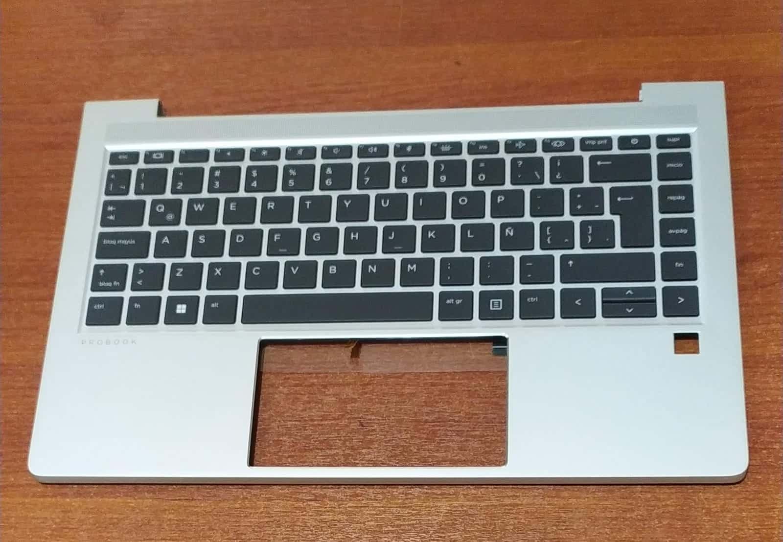 Reposamanos Tapa Superior Teclado Español | M48792-161 | para HP ProBook, Stream y Pavilon — imagen 1