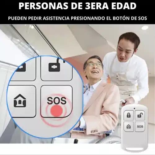 Repuesto de Control Remoto Inalámbrico Para Alarmas Botón Sos 433mhz — imagen 5
