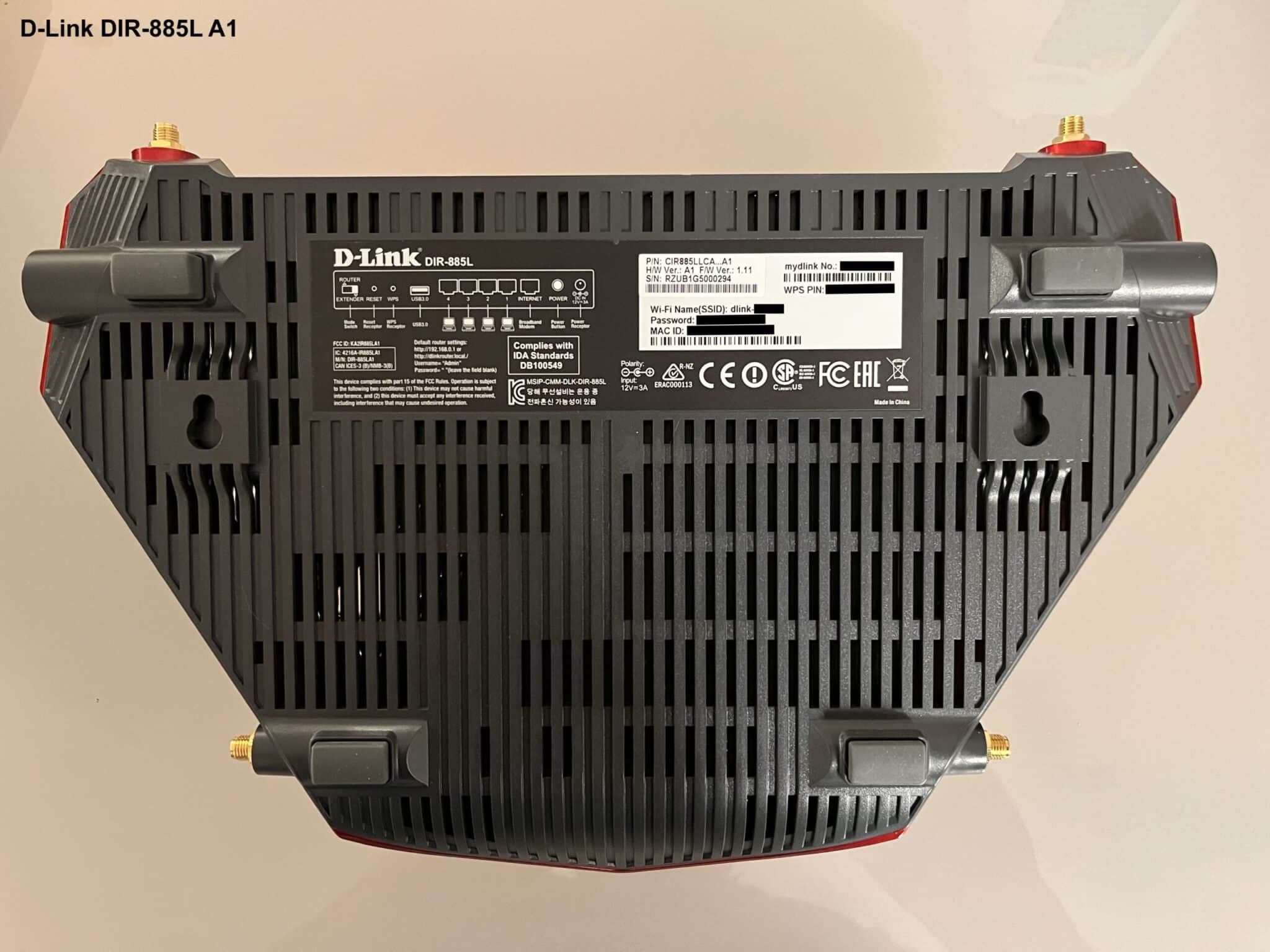 Router | D-LINK | DIR885L | AC3150 | dlink-9A6C | 4 Antenas — imagen 2