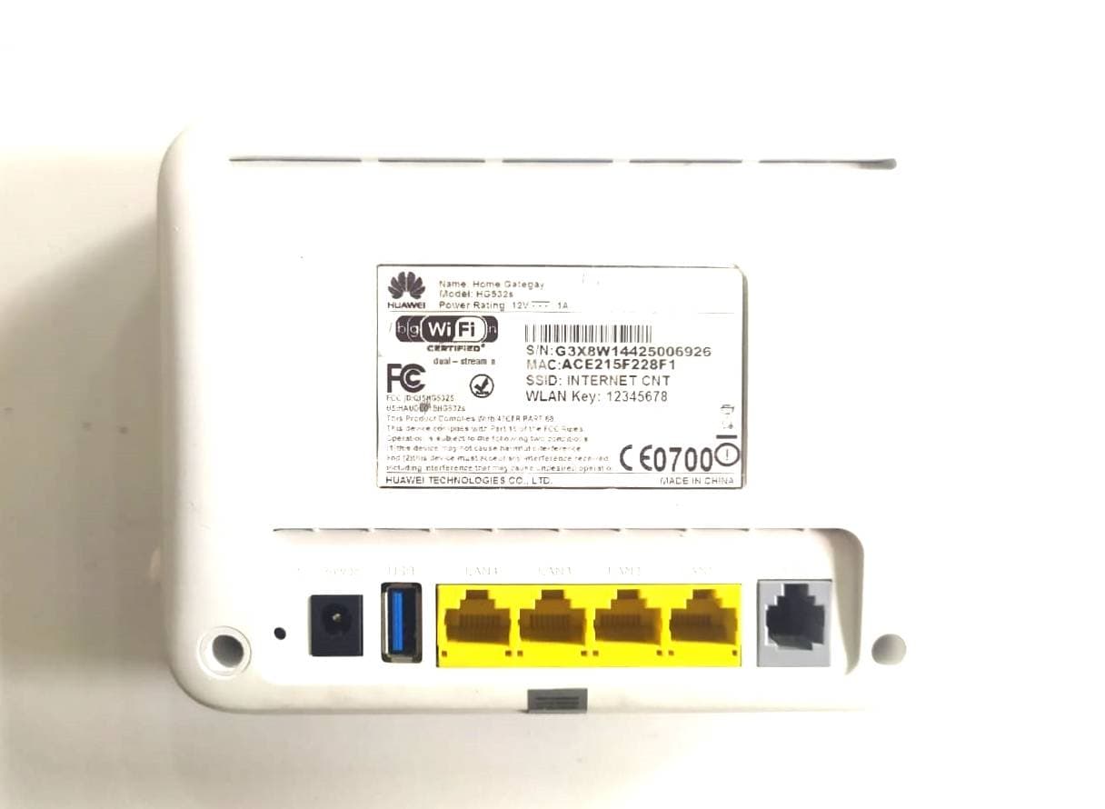 ROUTER WIRELESS ADSL2+ 300 MBPS HUAWEI HG532S SEMINUEVO — imagen 2